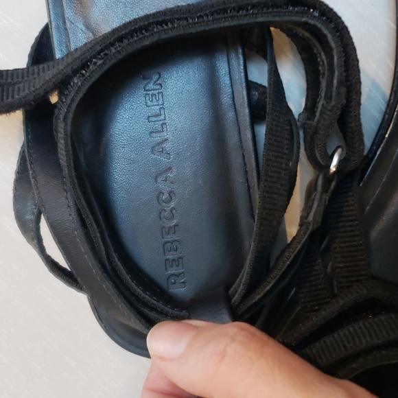  Rebecca Allen The Flat Two-Strap Sandal, new, no box, size 9.5 - Picture 7 of 9